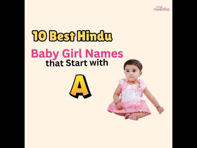 10 Best Hindu Baby Girl Names That Start With A #babygirlnames #hindugirlnames #babynames