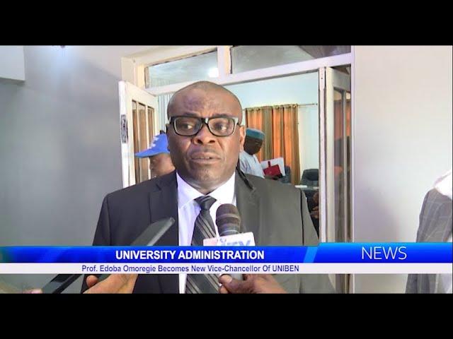 Prof. Edoba Omoregie  Becomes New Vice-Chancellor Of UNIBEN