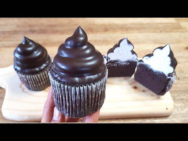 You will cheer for this cupcake |  Hi-hat Chocolate Cupcakes
