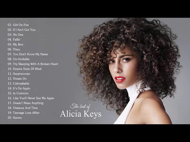 Alicia Keys Greatest Hits (Full Album) Best Songs Of Alicia Keys