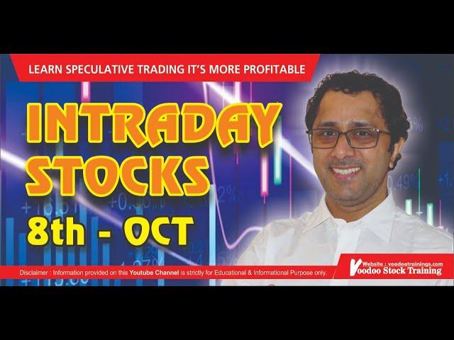 Best Intraday Stock For Tomorrow - 08 Oct || Intraday Trading Tips || Daily Price action Learning