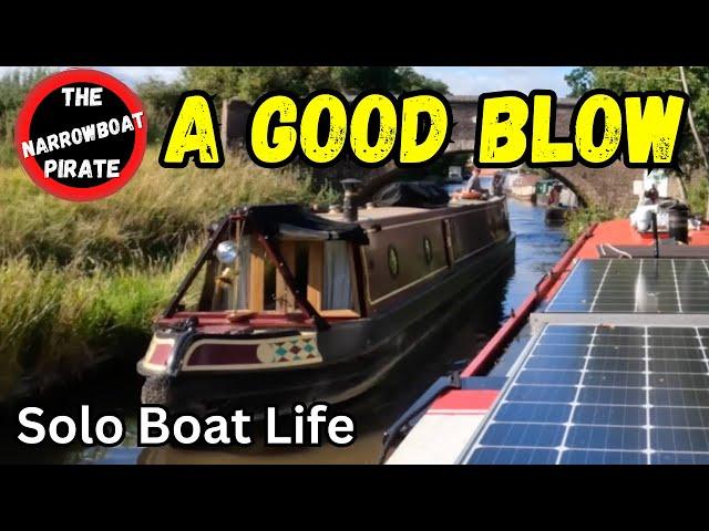 Windswept Boating | Onto the Coventry Canal | Solo Boat Life [Ep 120]