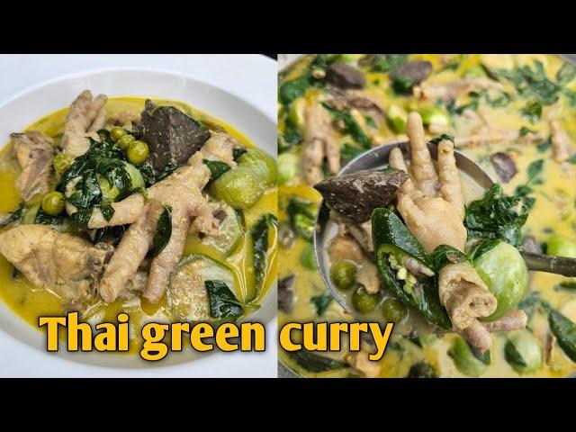 Cooking Thai Green Curry