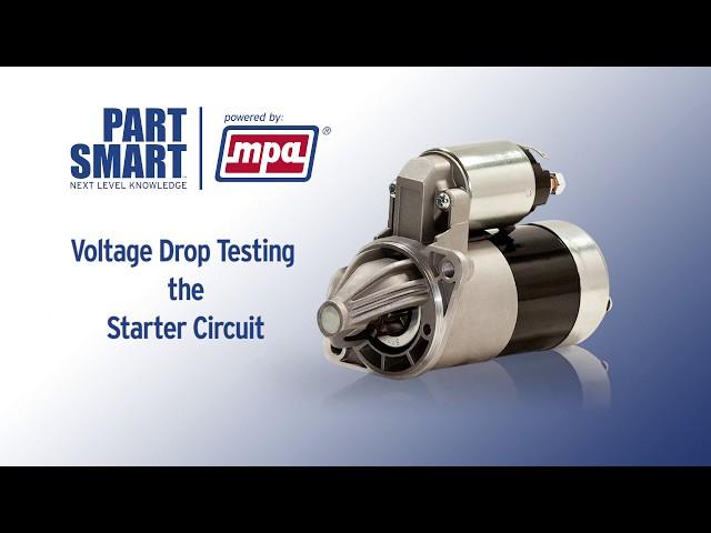 Voltage Drop Testing the Starter Circuit