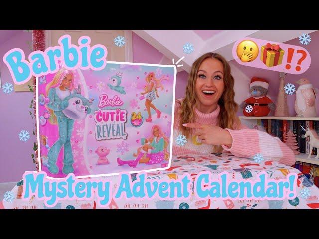 ASMR UNBOXING THE *NEW* MYSTERY CUTIE REVEAL BARBIE ADVENT CALENDAR 2023! (24 MYSTERY BOXES!)