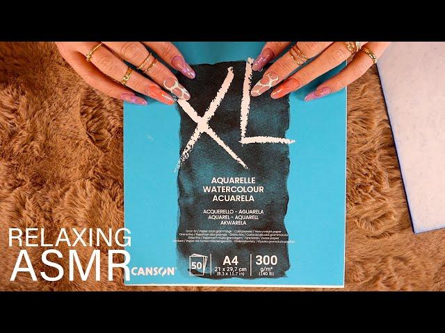 ASMR Summer & Art Supplies ( soft spoken, tapping, scratching)