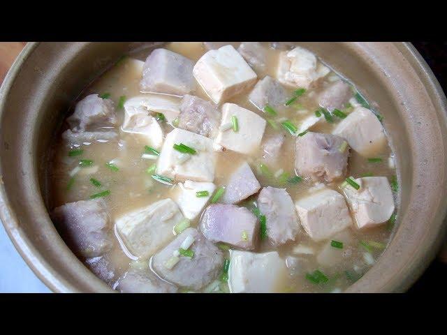 Ms. Ma's Kitchen-1 taro left in my refrigerator: Stewed Taro and Tofu