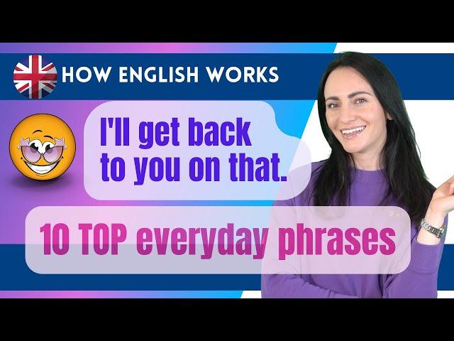  10 MOST COMMON phrases in English 