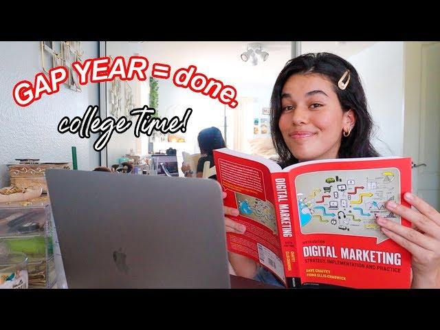 I quit my GAP YEAR... preparing for college vlog!