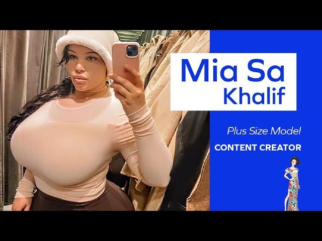 Plus Size Model Miss Sa Khalif | Content Creator, Only fans creator