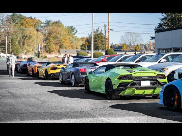 Lamborghini Boston Movember Bull Run 2021