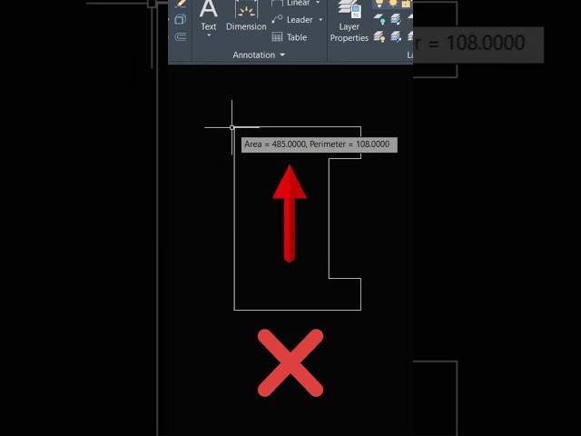 AutoCAD hızlı alan hesaplama #autocad #proje #mimari #alan #çizim #areatable