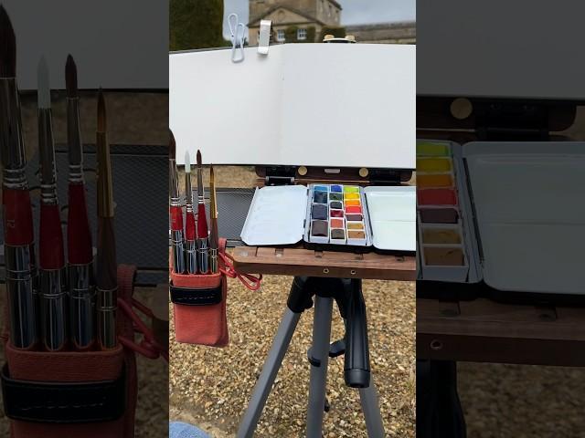 WONDERFUL Watercolour Easel for Travel #watercolorpainting #easel