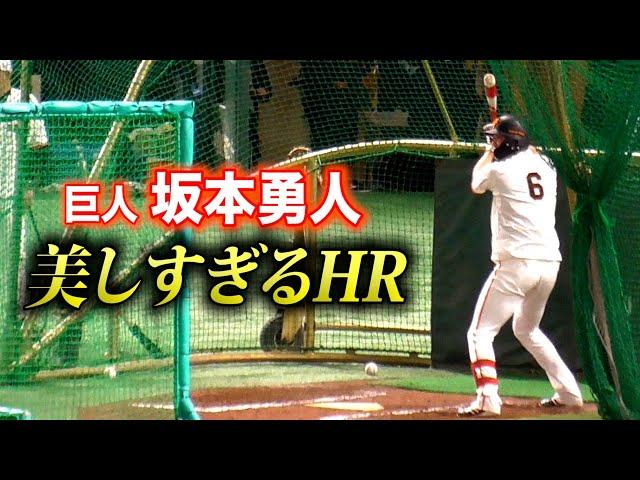 巨人・坂本勇人選手…マスコットバットで特大HR。ホンマ天才。