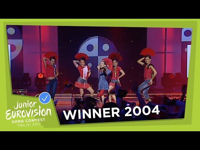 JUNIOR EUROVISION 2004: MARÍA ISABEL - ANTES MUERTA QUE SENCILLA - SPAIN 