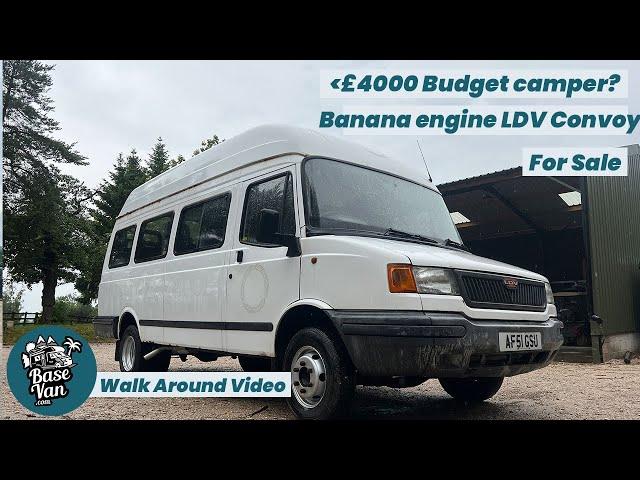 LDV Convoy “Banana Engine”, Ideal £4000 budget Base Vehicle. Only 38,000 miles!