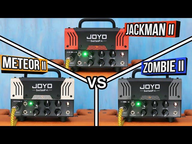 JOYO Amps Shootout - ZOMBIE II VS JACKMAN II VS METEOR II