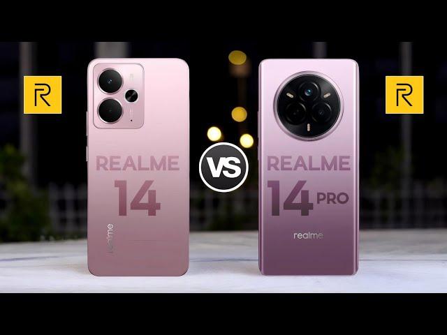 Realme 14 5G Vs Realme 14 Pro 5G