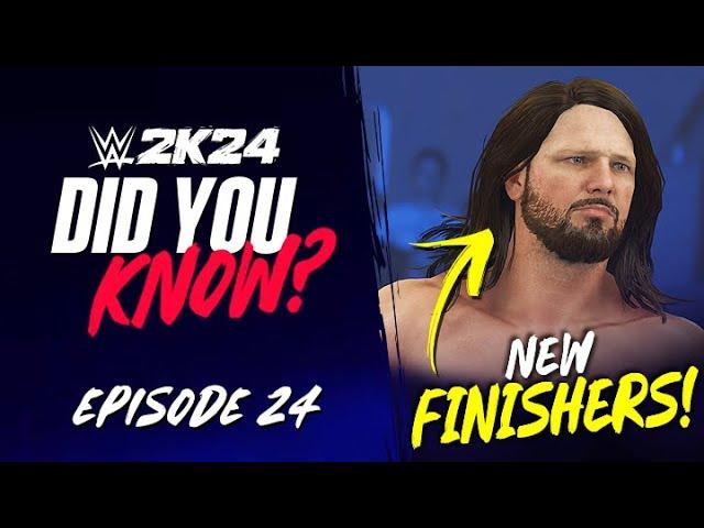 WWE 2K24 Did You Know?: Bonus Content, Alternate Finishers, Unique Reversals & More! (Episode 24)