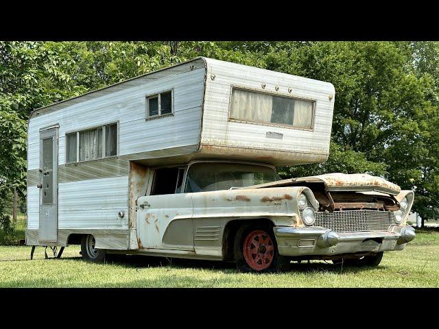 Will It Run After 50 Years?! | RARE Abandoned Motorhome | 1960 Lincoln Continental Camper | RESTORED