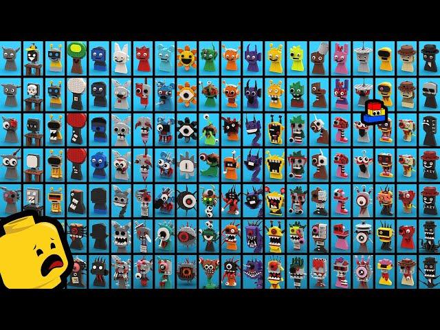 LEGO Sprunki: Building Phases 1 to 7 (EVERY CHARACTER) - Sprunki Incredibox