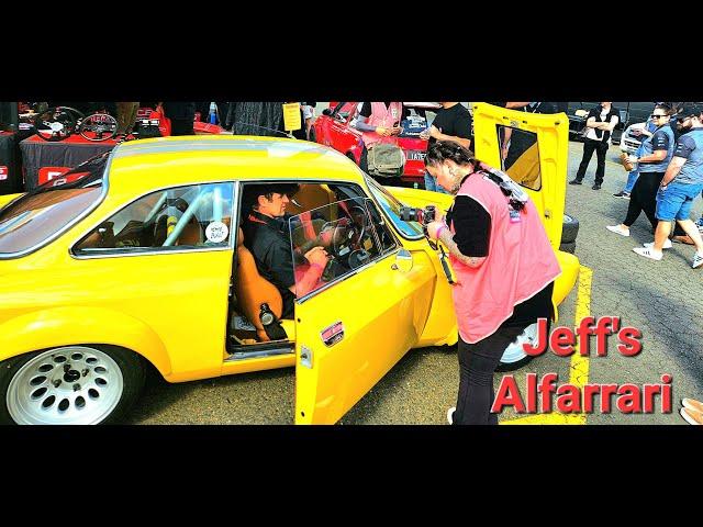 Interior shot of the Home Built By Jeff "Alfarrari" at World Time Attack Sydney 2023