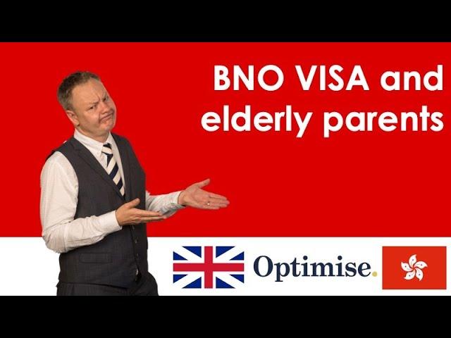 How Hong Kongers apply for a UK BNO VISA application with a dependent parent