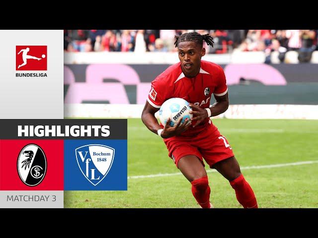 Adamu Leads Freiburg to Win! | SC Freiburg - VfL Bochum 2-1 | Highlights | Matchday 3 – Bundesliga