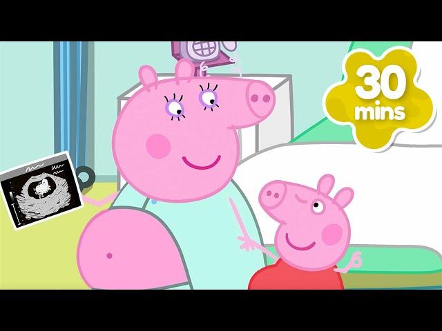Mummy Pig's Pregnancy Journey  EVIE'S ARRIVAL THIS FRIDAY!  Peppa Pig Full Episodes | 30 Minutes
