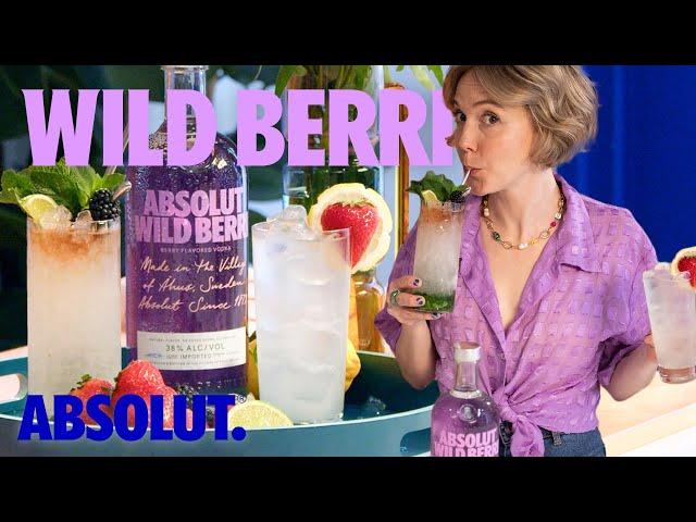 The Wild Berri Swizzle & Wild Berri Lemonade | Absolut Drinks With Elyse