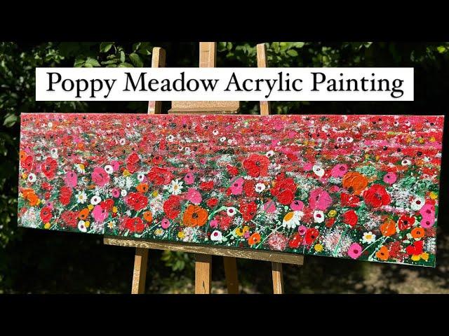 Have you heard of the ‘Unexpected Red Theory’? Poppy meadow painting puts that theory to test.