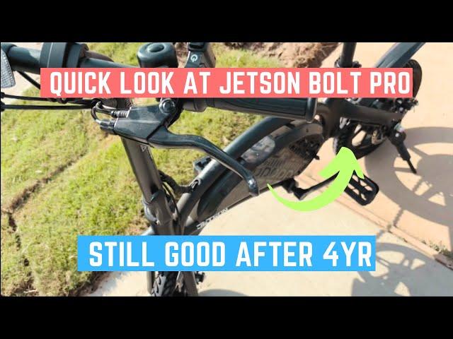 Checking out the Jetson Bolt Pro 36v 15.5mph electric bike