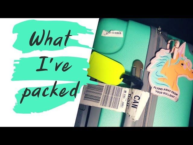 What was in my heavy luggage? | What I've packed | South African YouTuber