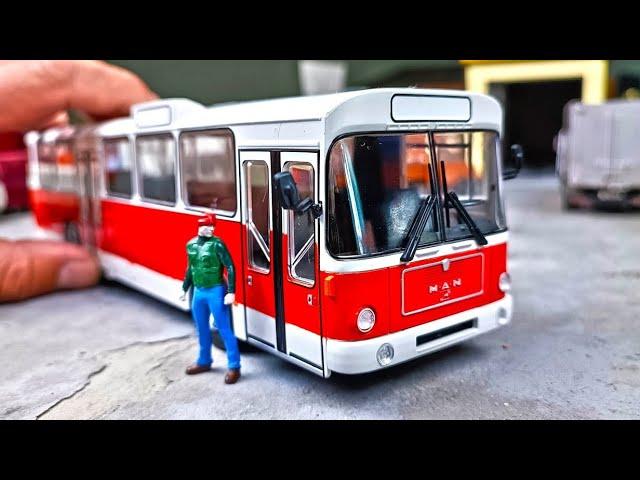 Bus model MAN scale 1/43. Our Buses Modimio 51. About cars