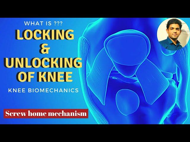 LOCKING & UNLOCKING OF KNEE | Screw Home Mechanism # Coupled motions