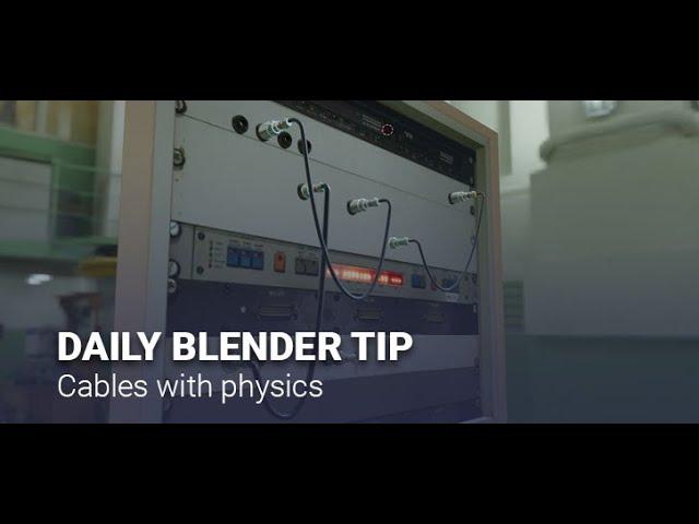 Blender Secrets - Cables with physics