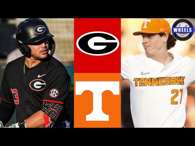 Georgia vs #5 Tennessee Highlights | 2024 College Baseball Highlights