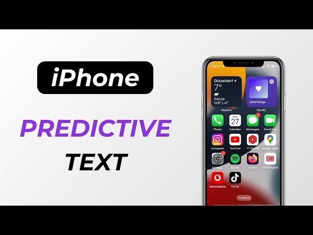 How to Turn ON/OFF Predictive Text in iPhone? (2024)