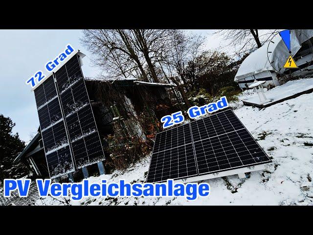 Damit beweise ich es euch! - PV Fassade schlägt Dachanlage 72 vs. 25 Grad