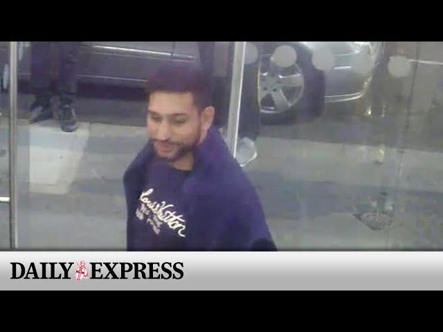 CCTV released of moment gunman robs former boxer Amir Khan