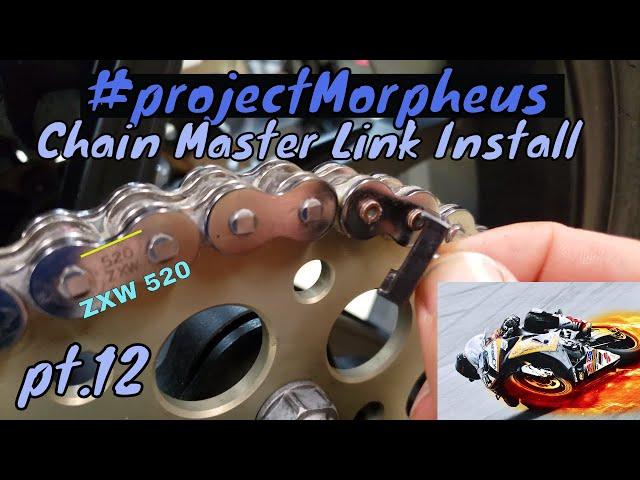 #projectMorpheus RK ZXW Chain Master Link Install pt.12 - 2015/16 S1000RR Race Bike Build