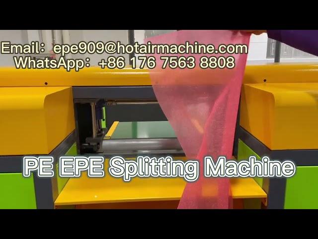 PE EPE Splitting Machine | Foam Skiving Machine | XPE Skiving Machine | EPE Foam Machine