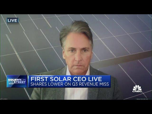 First Solar CEO: Reshoring is going extremely well