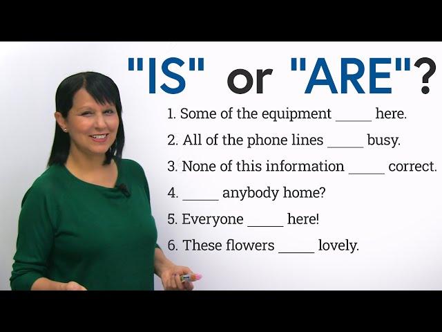 Confusing English Grammar: “IS” or “ARE”?