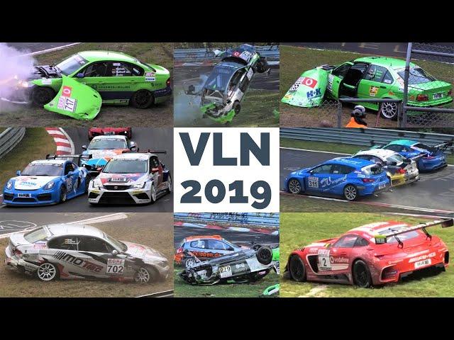 VLN Nürburgring Season Highlights 2019 - Best of Crashes, Moments & Action Compilation