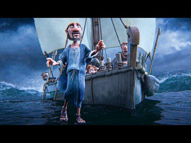 Jesus Helps Peter Walk on Water - The King of Kings Clip (2025)