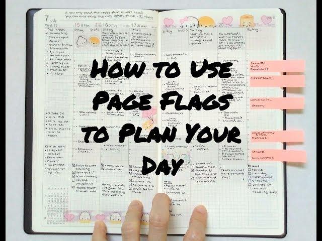 How to Use Page Flags to Plan Your Day