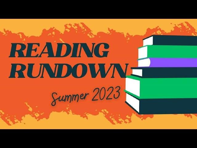 Reading Rundown (Summer Edition), with Alex Bernardo