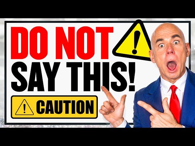 5 THINGS TO "NEVER SAY" IN A JOB INTERVIEW! (How to AVOID COMMON INTERVIEW MISTAKES!)