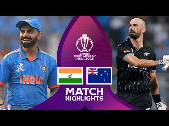 India overcome New Zealand in Mumbai | Semi-Final 1 | CWC23